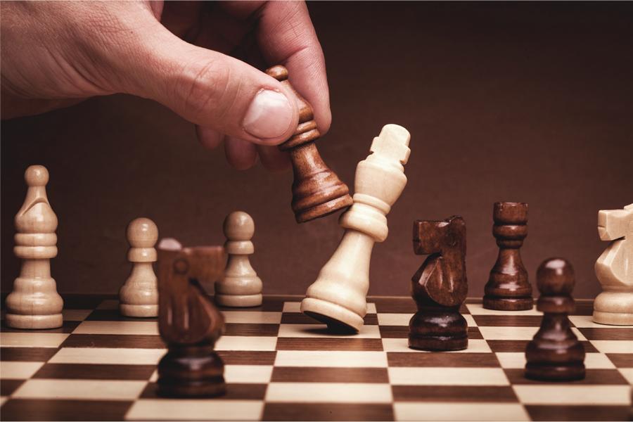 Internationalen Schach Set Gefaltet Schachbrett Magnetische Schach